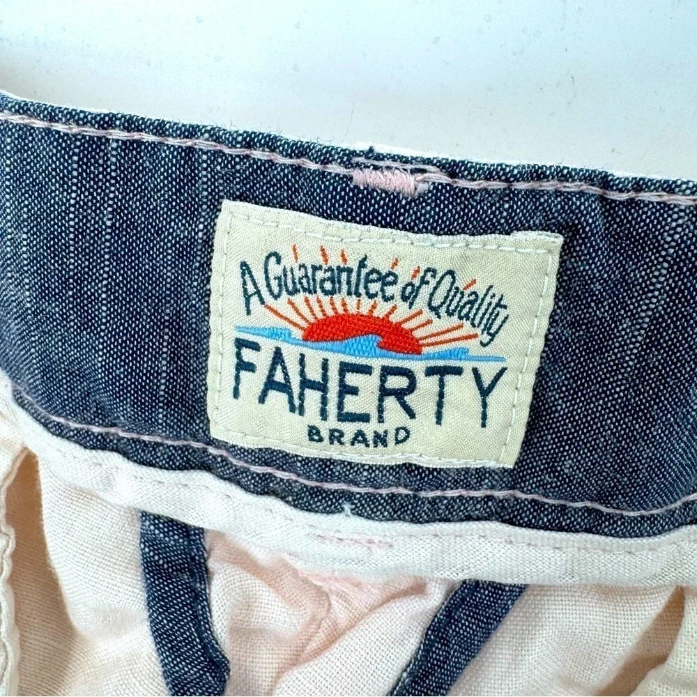 Faherty Brand Linen Blend Casual‎ Shorts